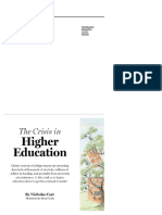 The Crisis in Higher Education - MIT Technology Review