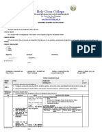 Quarterly Learning Plan 2nd Quarter