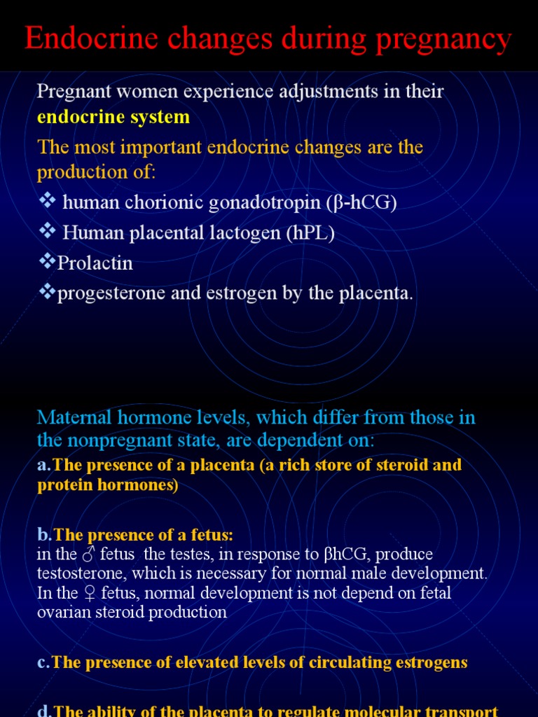 Hormones of The Placenta PDF Human Chorionic Gonadotropin Thyroid