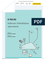 Free Software Distribution Agreement Templates - Revv