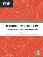 Teaching Evidence Law Contemporary Trends and Innovations (Yvonne Daly (Editor), Jeremy Gans (Editor) Etc.) (Z-Library)