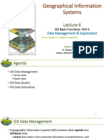 Lecture 6 - GIS Functions - Part 2