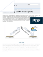 Adaptive Coding and Modulation (ACM) - Comtech EF Data