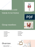 Thyroid Hormones Presentation by Fatima Ahmed. MLT (301-311)