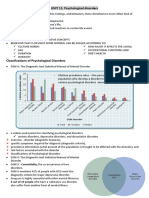 Unit 11 Psychological Disorders