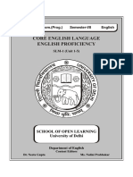 ENGLISH PROFICIENCY - in Depth Study Material