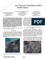 Earthquake Damage Detection Using High-Resolution Satellite Images