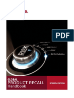 Product Recall: Handbook