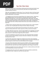 Download Tips Pola Tidur Sehat by thi3f_lov3 SN66015683 doc pdf