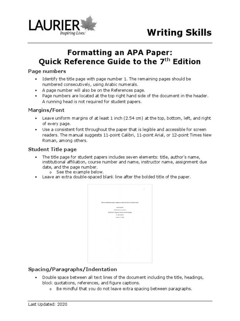 APA Paper Format | PDF | Paragraph | Apa Style