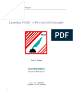 Learning PAGE - A Python GUI Designer Tutorial v7.0b