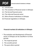 Overview of Ethiopian Financial System | PDF | Ethiopia | Banks
