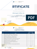 Certificate - Ahmad, S.PD., Gr.