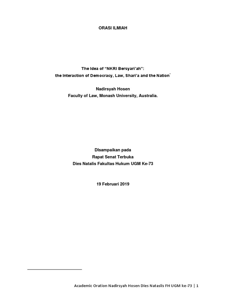 The Idea of NKRI Bersyariah ENGLISH BAHASA SIAP CETAK PDF Sharia