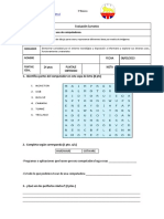 Prueba Tecnologia Abril 5° Básico