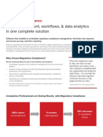 Product Sheet - Regulatory Compliance