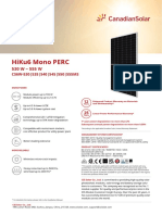 Datasheet HiKu6 CS6W-545-550MS(Frame 30mm)