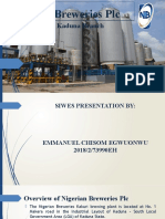Nigerian Breweries PLC SIWES Defense Presentation