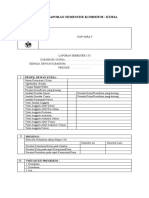 Format Laporan Semester Komisium