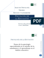 Presentación - Psicolgía Del Lenguaje. 22-23