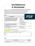 Eng150 - APA Reference Elements Worksheet 1