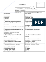 Los Sueños Magicos de Bartolo 5° Prueba