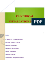 Electrical Installation Design