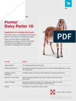 Purina Dairy Parlor 18 Sell Sheet