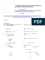 Basic Technical Mathematics With Calculus 10th Edition by Washington ISBN Solution Manual