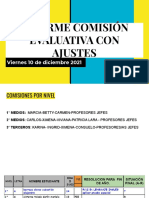 Informe Comisión Evaluativa