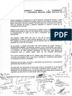 Declaracion Del Movimiento Cannabico no en La III Confer en CIA a y I Mexicana Sobre Politicas de Drogas