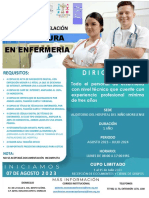 Cartel Licenciatura en Enfermeria