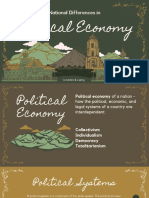 Political Economy: National Differences in