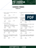 Semana 04 Aritmética (Números Primos) Avanzado