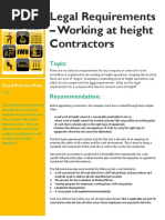 GPN Legal Requirements Working at Height Contractors 2021