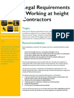 GPN Legal Requirements Working at Height Contractors 2021