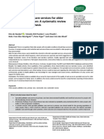 Specialist Palliative Care Services For Older People in Primary Care: A Systematic Review Using Narrative Synthesis