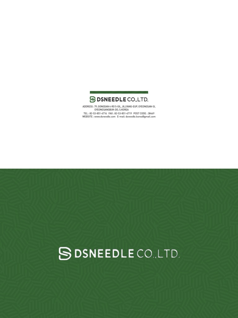 DS Needle Knitting Catalog Overview | PDF | Domestic Implements | Knitting