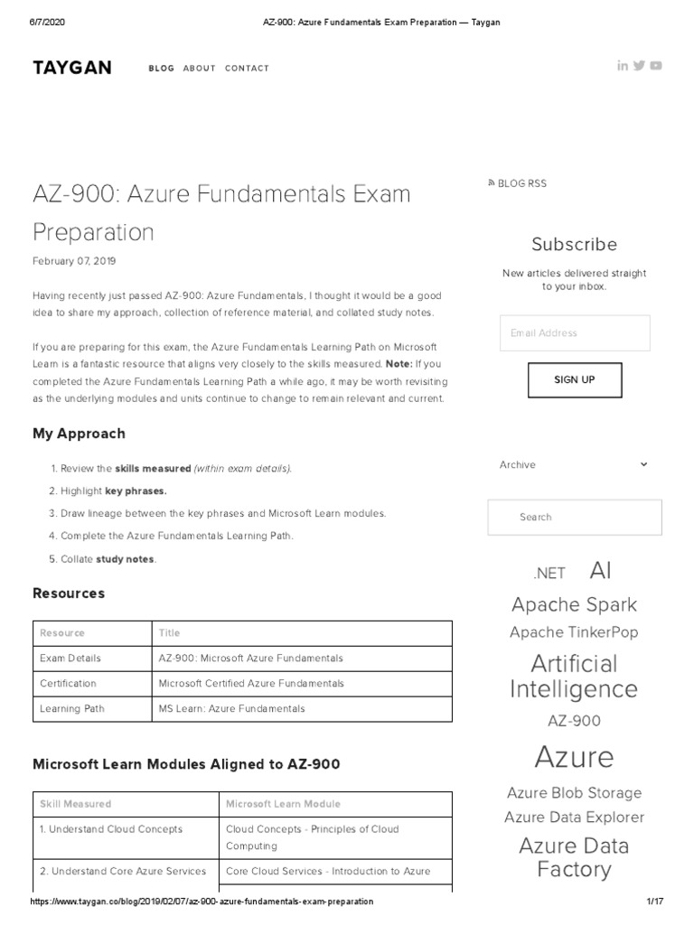 AZ-900 Exam Prep: Azure Fundamentals Guide | PDF | Cloud Computing ...