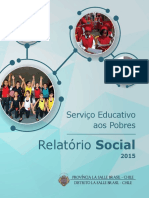 Relatório Social: Serviço Educativo Aos Pobres