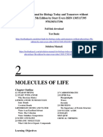 Biology Today and Tomorrow Without Physiology 5th Edition by Starr Evers ISBN Solution Manual