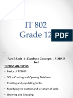 IT 802 - Grade 12