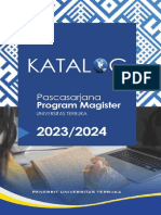 Katalog Program Magister Universitas Terbuka 2023-2024