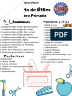 Lista de Utiles Editado - 1er Grado de PRIMARIA