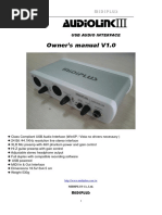 MIDIPLUS Manual Audiolink EN V1.0