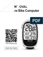 GPS Core Bike Computer: Quick User Guide
