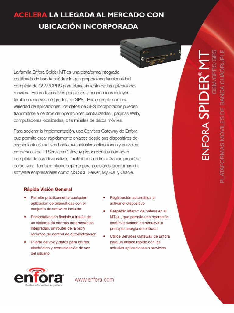 Modelos Enfora | PDF | paquete general de Radio sevicio | Mi sql