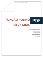 Função Polinomial Do 2º Grau: Formação Continuada - Projeto SEEDUC