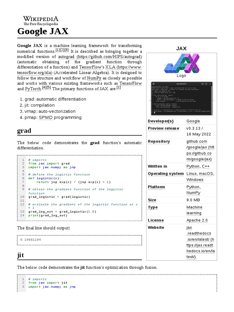 G Jax | PDF | Computer Programming | Computing