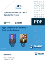 Type Certification For UAS-Back To The Future 2019